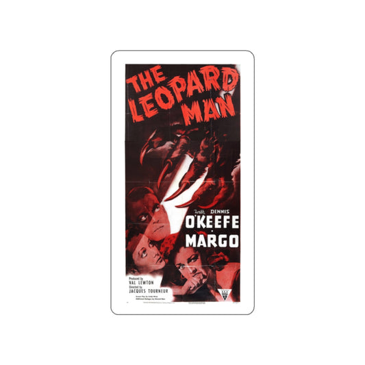 THE LEOPARD MAN (3) 1943 Movie Poster STICKER Vinyl Die-Cut Decal-White-The Sticker Space