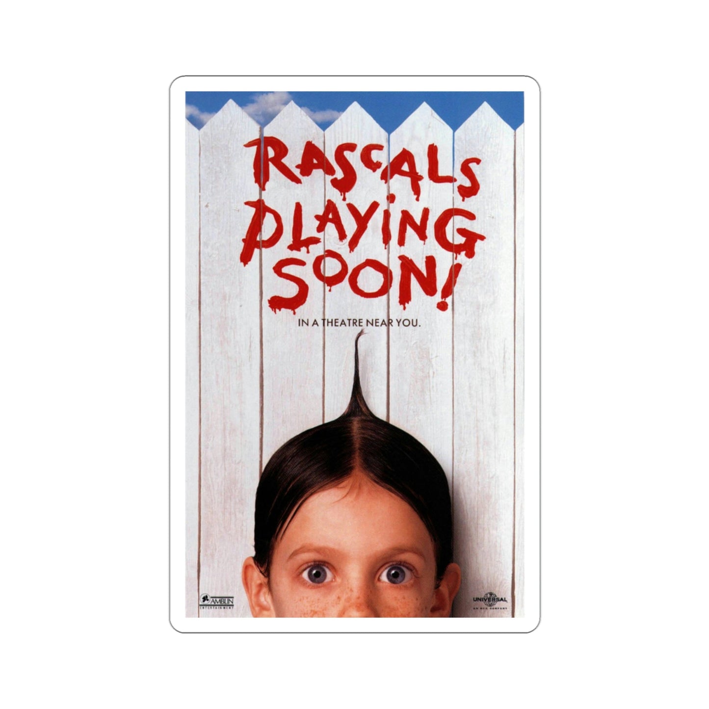 The Little Rascals 1994 Movie Poster STICKER Vinyl Die-Cut Decal-3 Inch-The Sticker Space