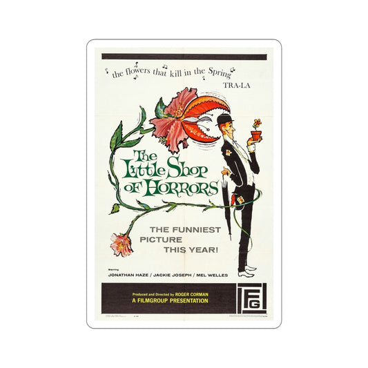 The Little Shop of Horrors 1960 Movie Poster STICKER Vinyl Die-Cut Decal-6 Inch-The Sticker Space