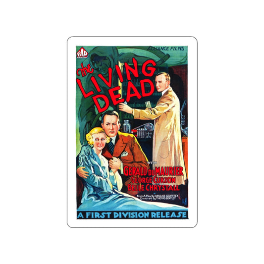 THE LIVING DEAD 1934 Movie Poster STICKER Vinyl Die-Cut Decal-White-The Sticker Space