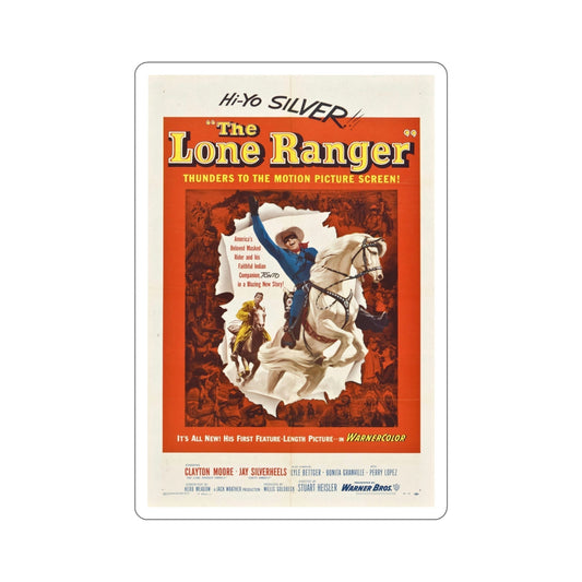 The Lone Ranger 1956 Movie Poster STICKER Vinyl Die-Cut Decal-6 Inch-The Sticker Space