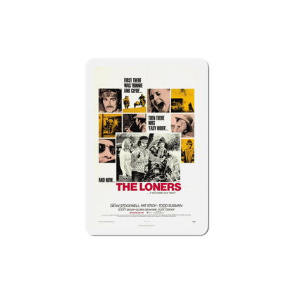 The Loners 1972 Movie Poster Die-Cut Magnet-4" x 4"-The Sticker Space