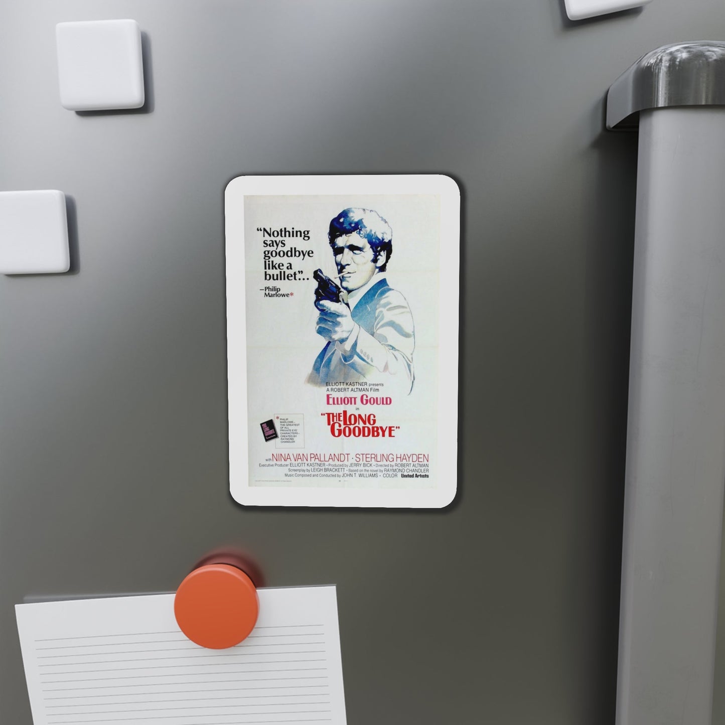 The Long Goodbye 1973 2 Movie Poster Die-Cut Magnet-The Sticker Space