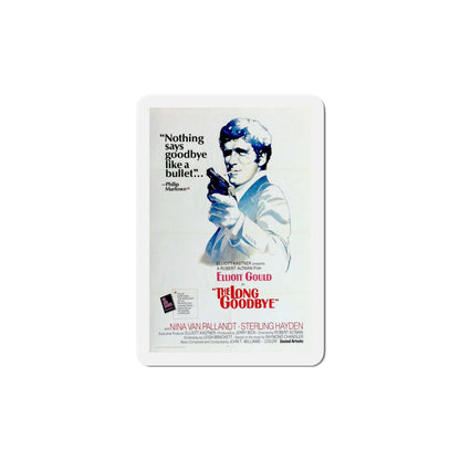 The Long Goodbye 1973 2 Movie Poster Die-Cut Magnet-6 × 6"-The Sticker Space