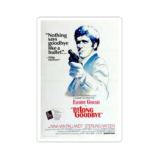The Long Goodbye 1973 2 Movie Poster STICKER Vinyl Die-Cut Decal-2 Inch-The Sticker Space