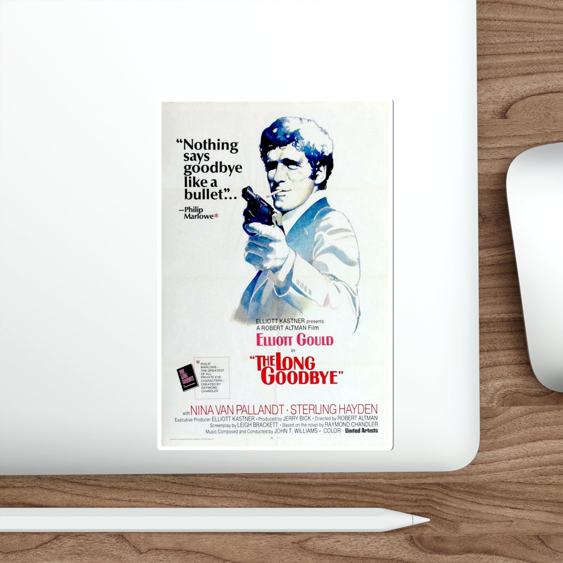 The Long Goodbye 1973 2 Movie Poster STICKER Vinyl Die-Cut Decal-The Sticker Space
