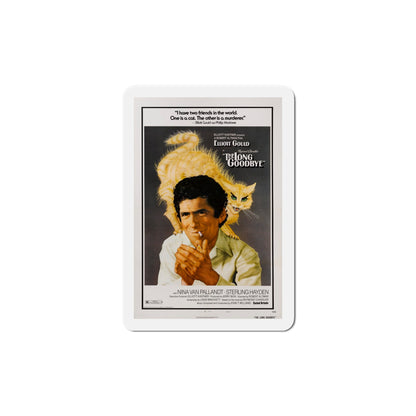 The Long Goodbye 1973 4 Movie Poster Die-Cut Magnet-6 × 6"-The Sticker Space