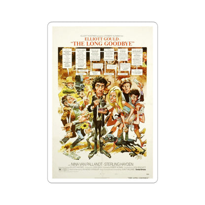 The Long Goodbye 1973 Movie Poster STICKER Vinyl Die-Cut Decal-3 Inch-The Sticker Space
