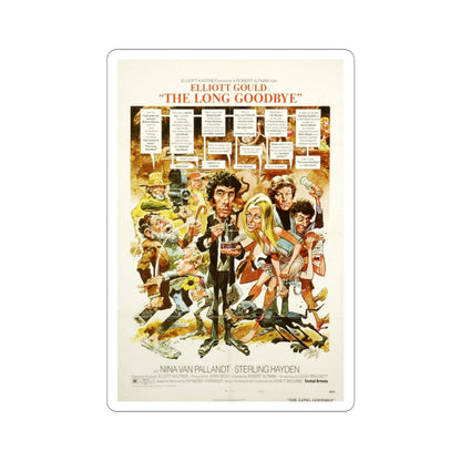 The Long Goodbye 1973 Movie Poster STICKER Vinyl Die-Cut Decal-4 Inch-The Sticker Space
