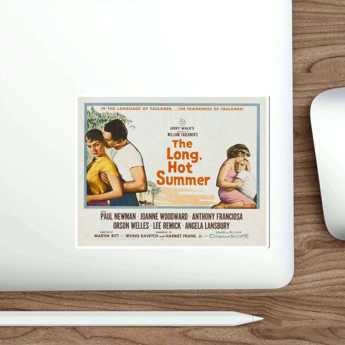 The Long Hot Summer 1958 v2 Movie Poster STICKER Vinyl Die-Cut Decal-The Sticker Space