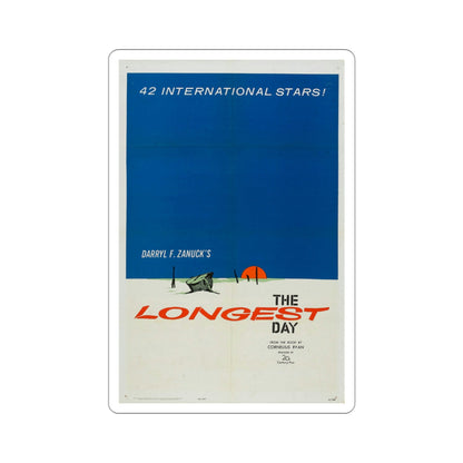 The Longest Day 1962 Movie Poster STICKER Vinyl Die-Cut Decal-3 Inch-The Sticker Space