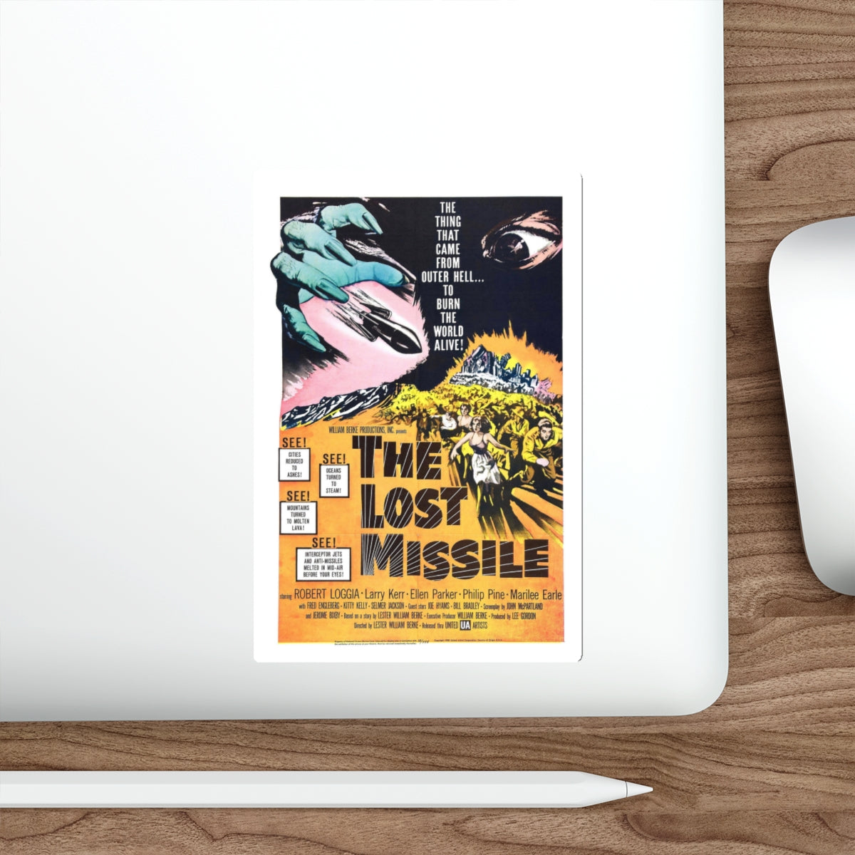 THE LOST MISSILE Movie Poster STICKER Vinyl Die-Cut Decal-The Sticker Space