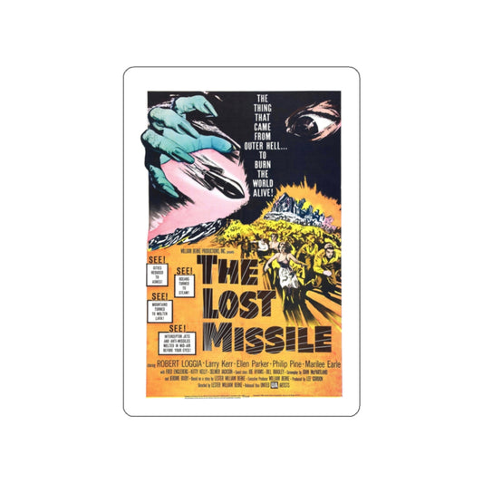 THE LOST MISSILE Movie Poster STICKER Vinyl Die-Cut Decal-White-The Sticker Space