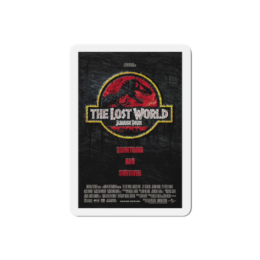 The Lost World Jurassic Park 1997 2 Movie Poster Die-Cut Magnet-2" x 2"-The Sticker Space