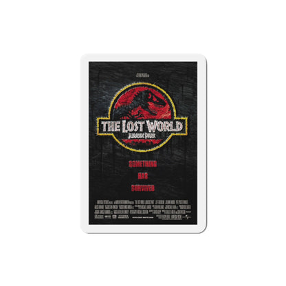 The Lost World Jurassic Park 1997 2 Movie Poster Die-Cut Magnet-3" x 3"-The Sticker Space