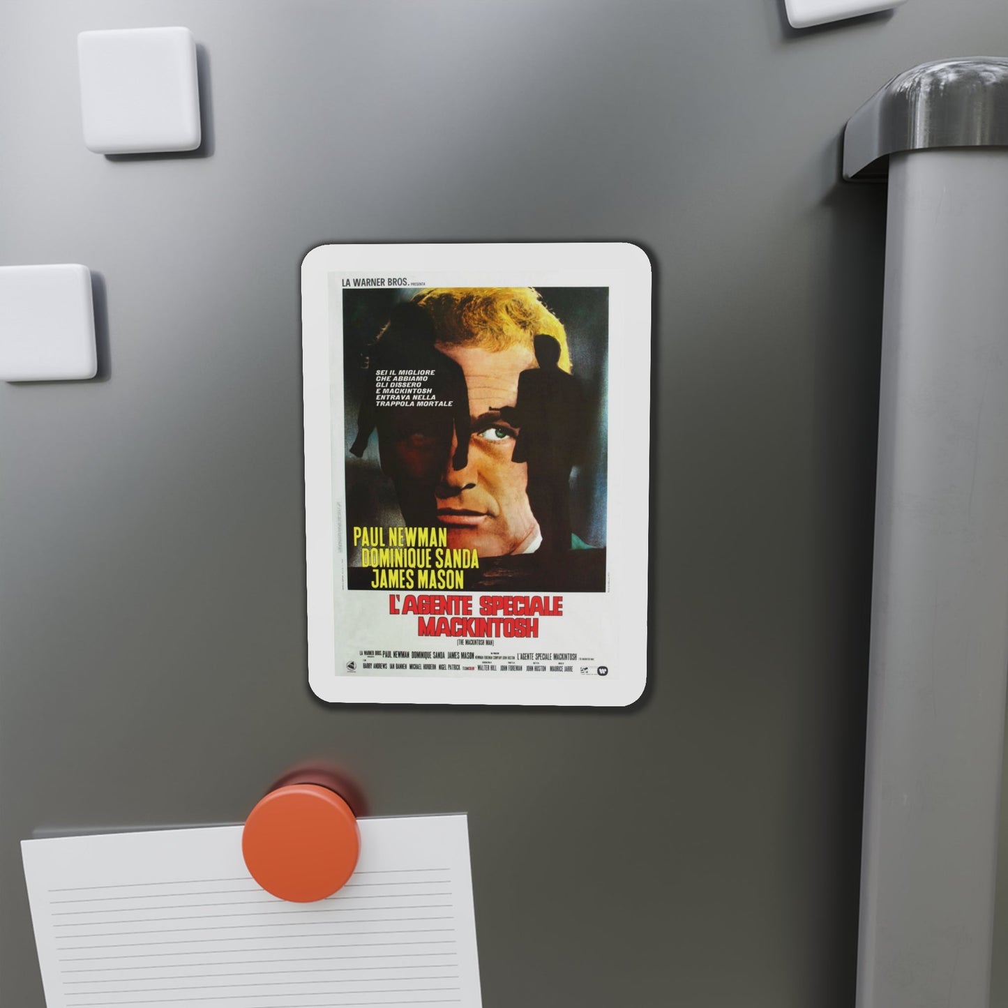 The Mackintosh Man 1973 3 Movie Poster Die-Cut Magnet-The Sticker Space