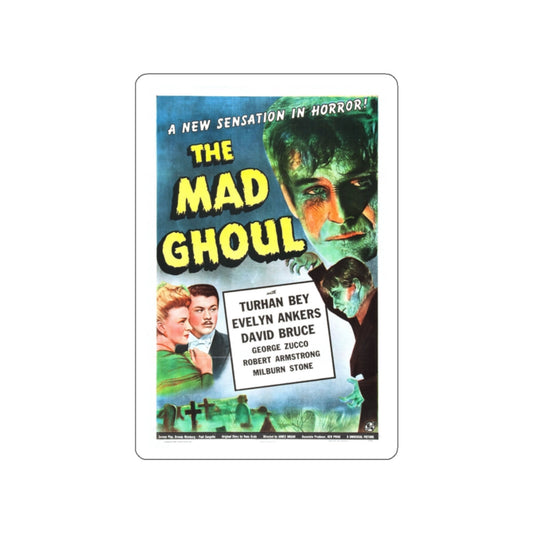 THE MAD GHOUL 1943 Movie Poster STICKER Vinyl Die-Cut Decal-White-The Sticker Space
