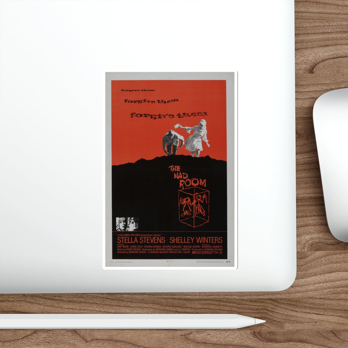 THE MAD ROOM 1969 Movie Poster STICKER Vinyl Die-Cut Decal-The Sticker Space
