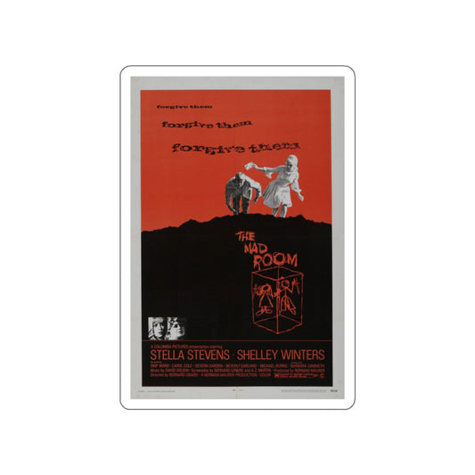 THE MAD ROOM 1969 Movie Poster STICKER Vinyl Die-Cut Decal-White-The Sticker Space