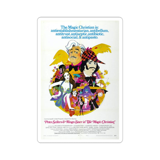The Magic Christian 1970 Movie Poster STICKER Vinyl Die-Cut Decal-2 Inch-The Sticker Space
