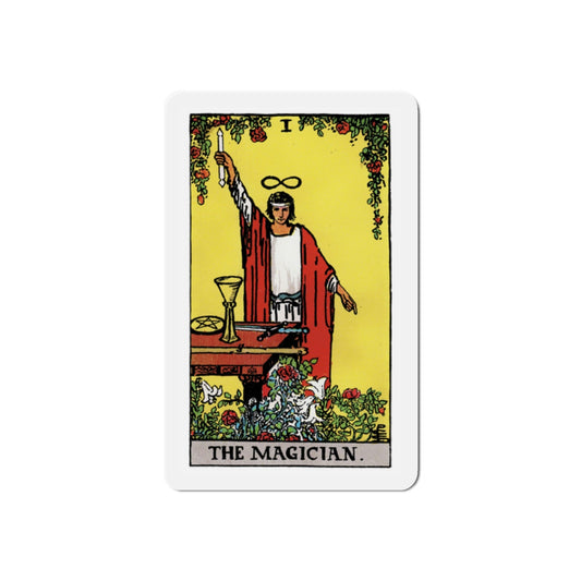 The Magician (Tarot Card) Die-Cut Magnet-2 Inch-The Sticker Space