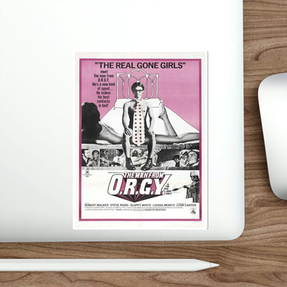 The Man from ORGY 1970 Movie Poster STICKER Vinyl Die-Cut Decal-The Sticker Space
