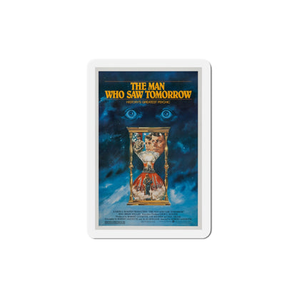 The Man Who Saw Tomorrow 1981 Movie Poster Die-Cut Magnet-4" x 4"-The Sticker Space