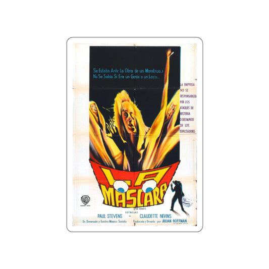 THE MASK (SPANISH) 1961 Movie Poster STICKER Vinyl Die-Cut Decal-White-The Sticker Space