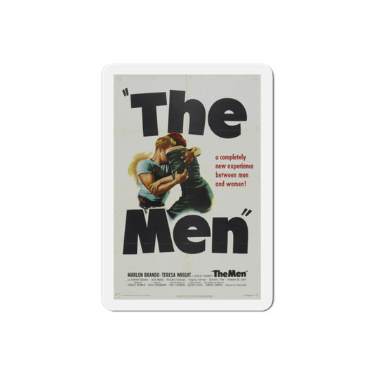 The Men 1950 Movie Poster Die-Cut Magnet-2 Inch-The Sticker Space