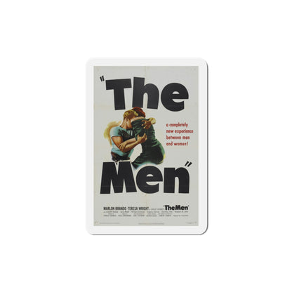 The Men 1950 Movie Poster Die-Cut Magnet-5 Inch-The Sticker Space