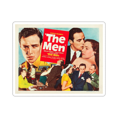 The Men 1950 v2 Movie Poster STICKER Vinyl Die-Cut Decal-5 Inch-The Sticker Space