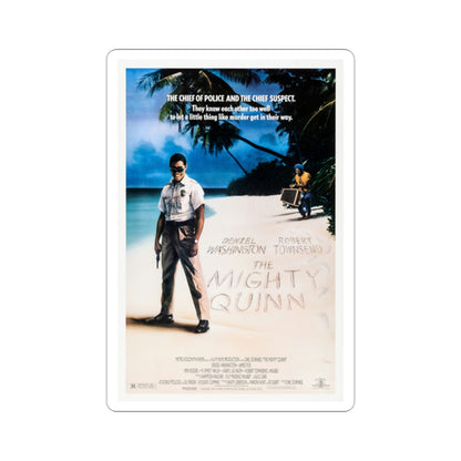 The Mighty Quinn 1989 Movie Poster STICKER Vinyl Die-Cut Decal-2 Inch-The Sticker Space