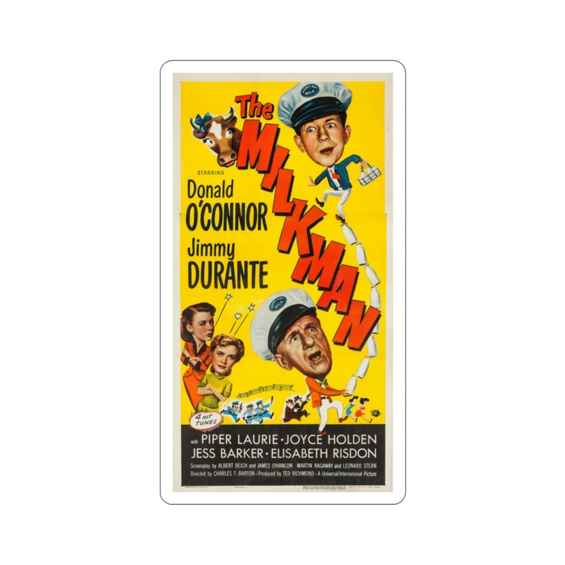 The Milkman 1950 Movie Poster STICKER Vinyl Die-Cut Decal-2 Inch-The Sticker Space