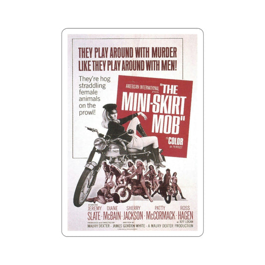 The Mini Skirt Mob 1968 Movie Poster STICKER Vinyl Die-Cut Decal-6 Inch-The Sticker Space