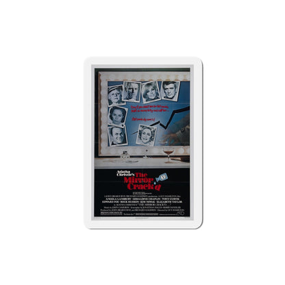 The Mirror Crack'd 1980 Movie Poster Die-Cut Magnet-4" x 4"-The Sticker Space