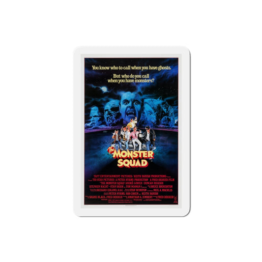 The Monster Squad 1987 Movie Poster Die-Cut Magnet-2" x 2"-The Sticker Space