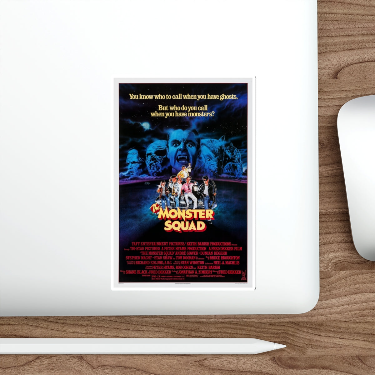 THE MONSTER SQUAD 1987 Movie Poster STICKER Vinyl Die-Cut Decal-The Sticker Space