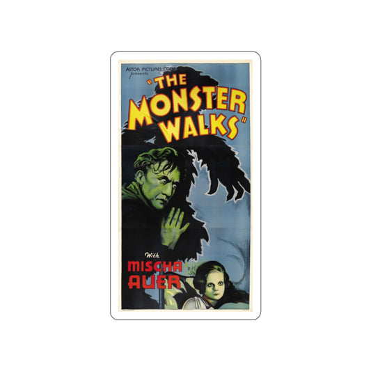 THE MONSTER WALKS 1932 Movie Poster STICKER Vinyl Die-Cut Decal-White-The Sticker Space