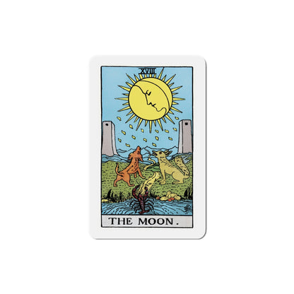 The Moon (Tarot Card) Die-Cut Magnet-6 Inch-The Sticker Space