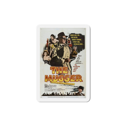 The Mugger 1958 Movie Poster Die-Cut Magnet-4 Inch-The Sticker Space