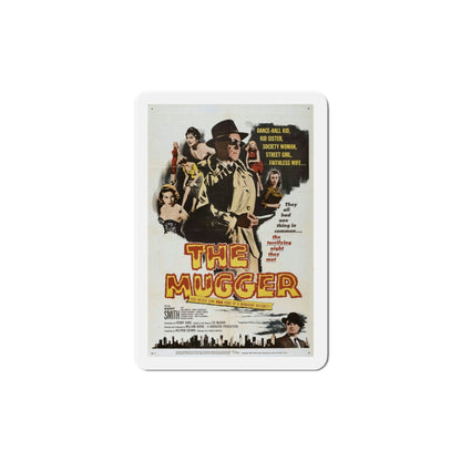 The Mugger 1958 Movie Poster Die-Cut Magnet-5 Inch-The Sticker Space