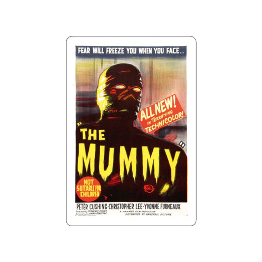 THE MUMMY (1959) 2 Movie Poster STICKER Vinyl Die-Cut Decal-White-The Sticker Space