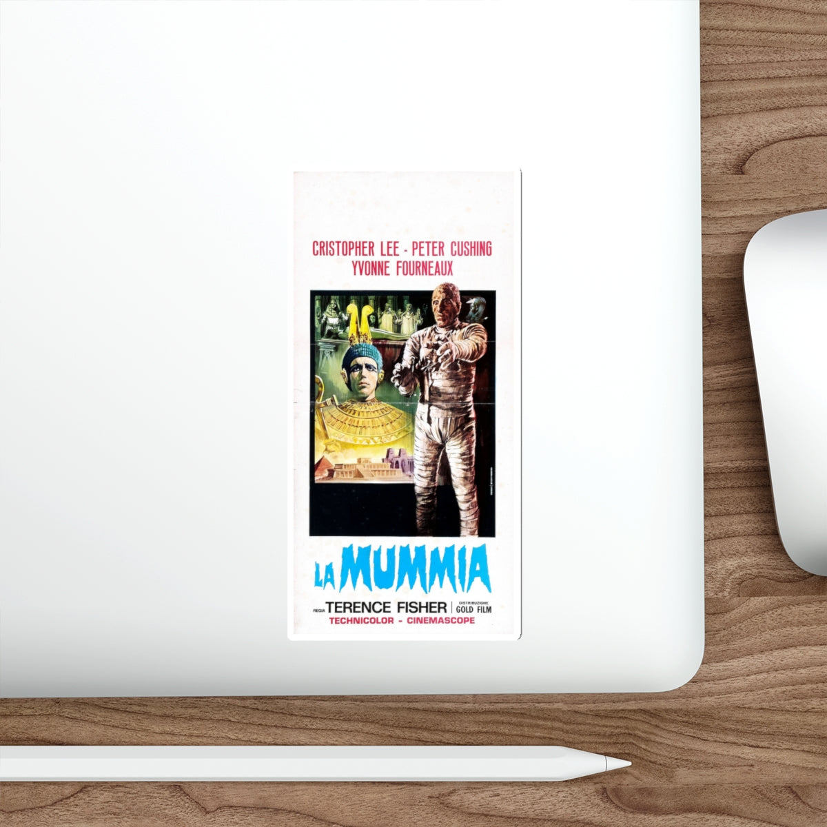THE MUMMY (1959) 3 Movie Poster STICKER Vinyl Die-Cut Decal-The Sticker Space
