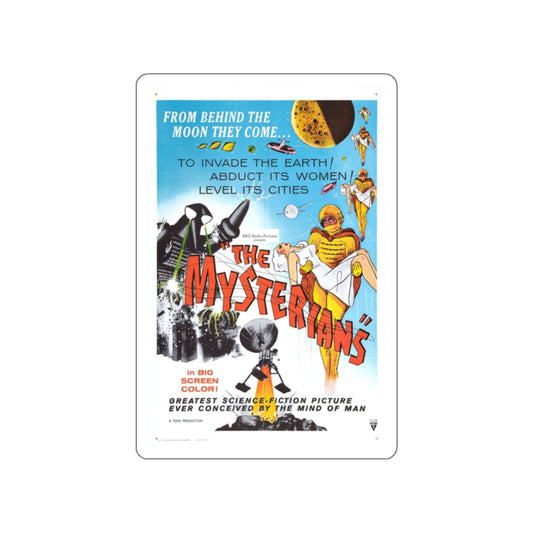 THE MYSTERIANS 1957 Movie Poster STICKER Vinyl Die-Cut Decal-White-The Sticker Space