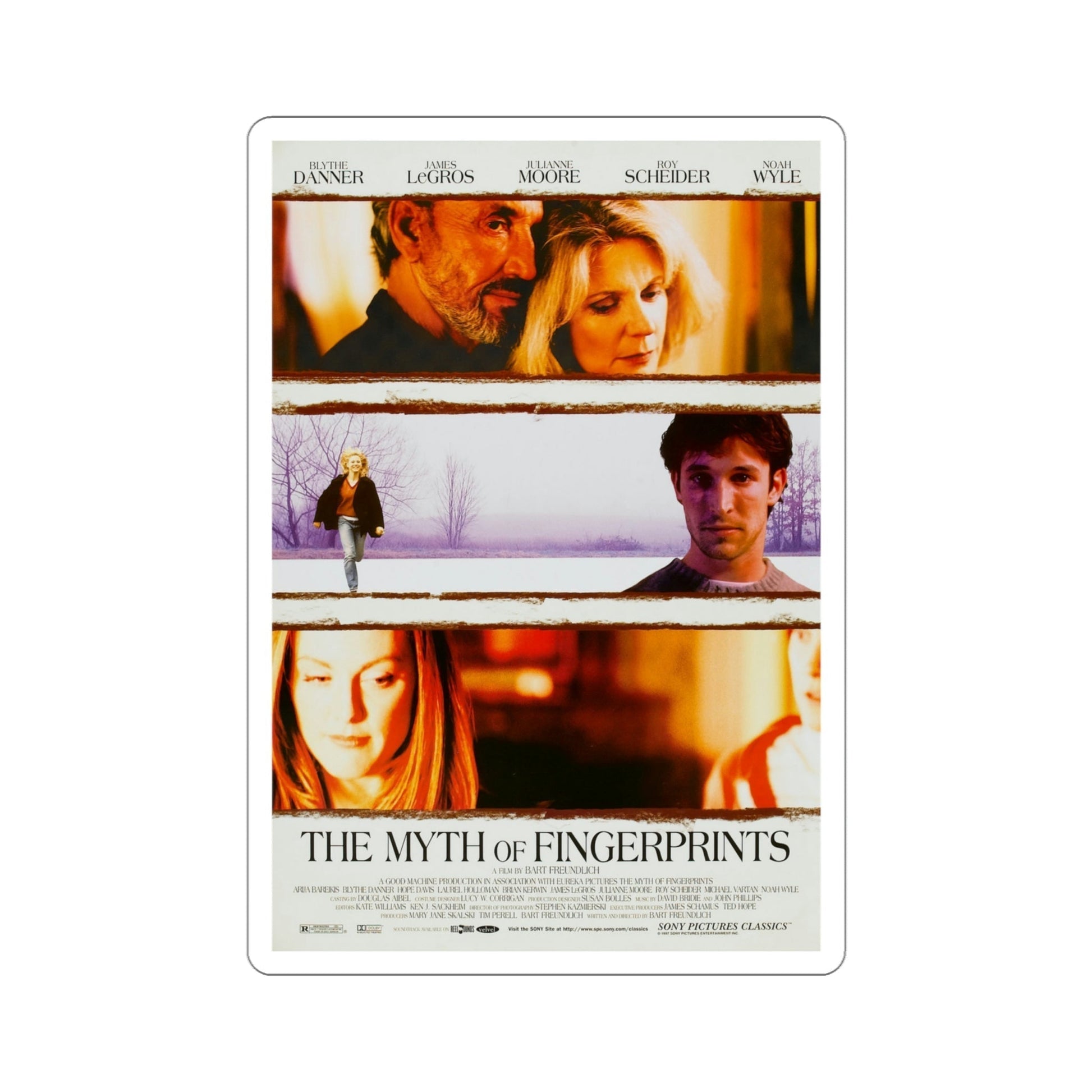 The Myth Of Fingerprints 1997 Movie Poster STICKER Vinyl Die-Cut Decal-4 Inch-The Sticker Space