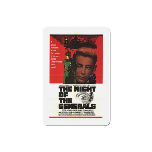 The Night of the Generals 1967 Movie Poster Die-Cut Magnet-2 Inch-The Sticker Space