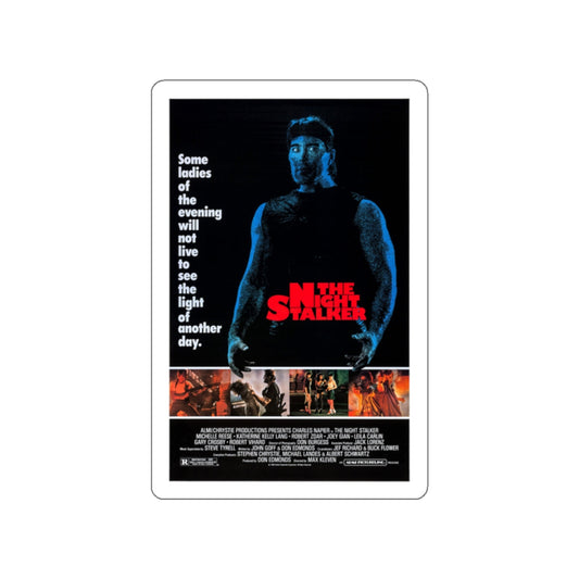 THE NIGHT STALKER 1987 Movie Poster STICKER Vinyl Die-Cut Decal-White-The Sticker Space