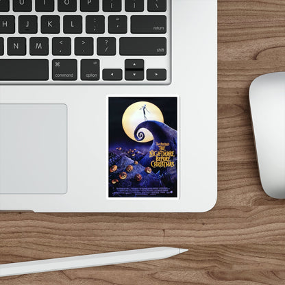 THE NIGHTMARE BEFORE CHRISTMAS 1993 Movie Poster STICKER Vinyl Die-Cut Decal-The Sticker Space