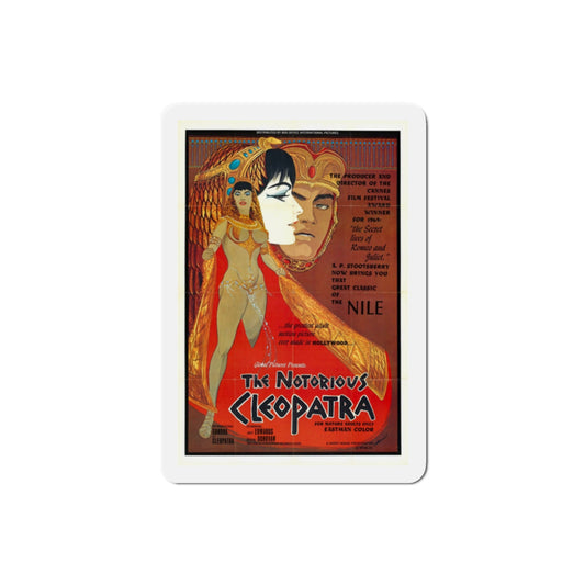 The Notorious Cleopatra 1970 Movie Poster Die-Cut Magnet-2" x 2"-The Sticker Space