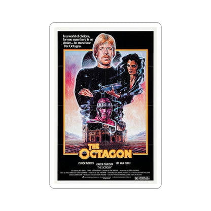 The Octagon 1980 Movie Poster STICKER Vinyl Die-Cut Decal-5 Inch-The Sticker Space